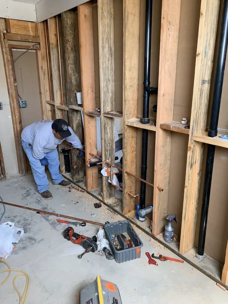 Commercial rough-in plumbing for Water Heater Replacement in Kayenta